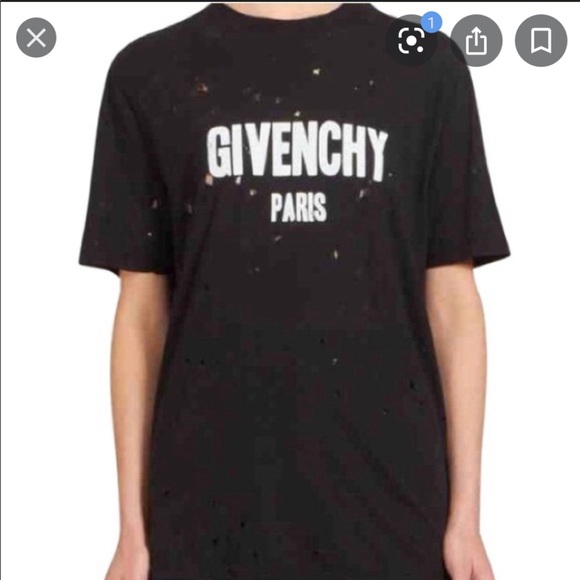 givenchy hole shirt